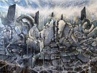 Paisaje submarino. - a Paint Artowrk by A.Pontesta